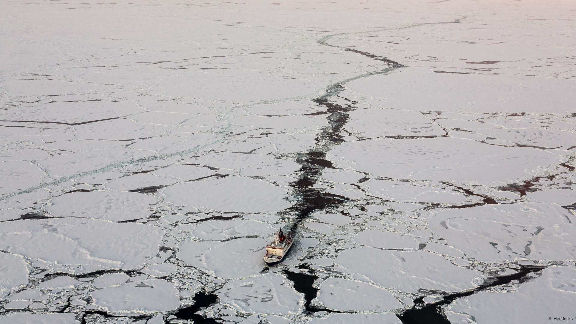 Polarstern in the ice