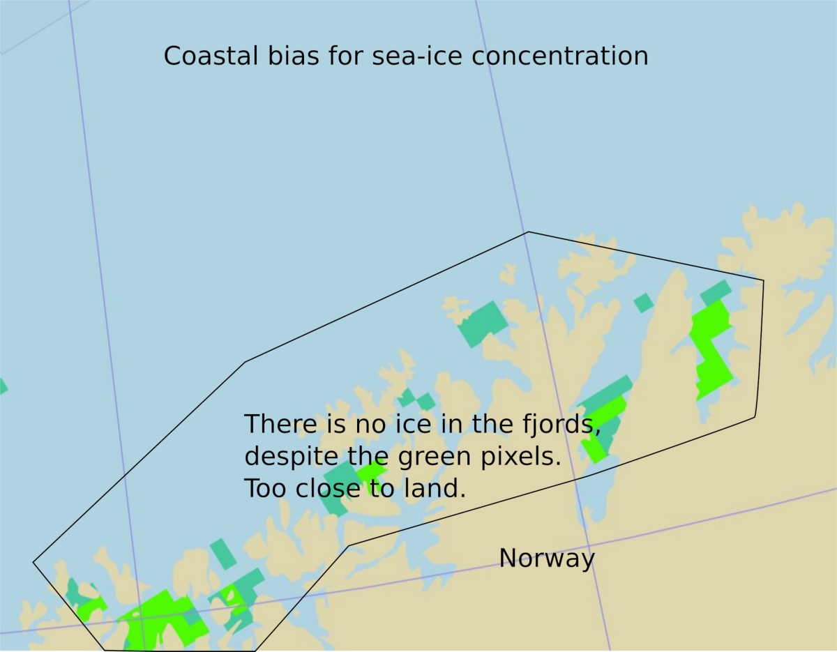 Coastal bias
