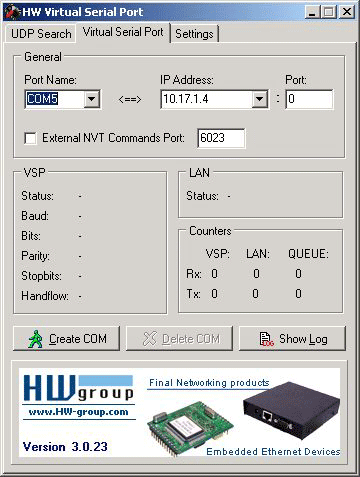 Example HW VSP3 Software